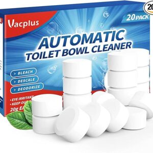 Vacplus Toilet Bowl Cleaner Tablets 20 PACK,
