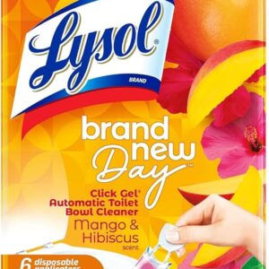 Lysol Click Gel Automatic Toilet Bowl Cleaner, Toilet Gel Stamp
