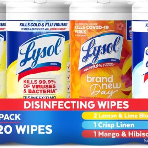 Lysol Disinfecting Wipes Bundle, Home Apartment Dorm